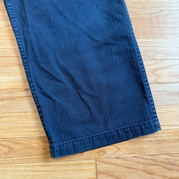 Orslow HBT Summer Fatigue Pants in Navy - Picture 9 of 9